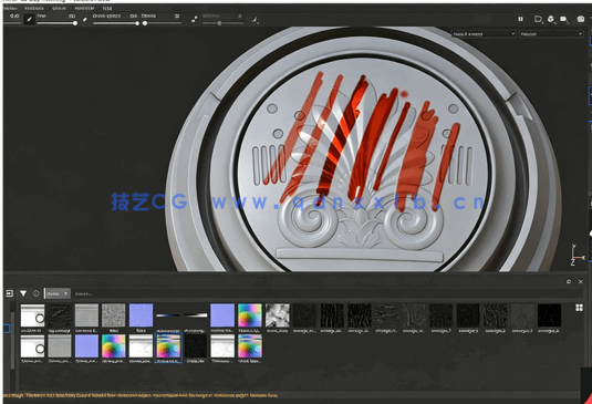 Substance Painter 20213D角色硬表面纹理视频教程(图6) Substance Painter 2021 3D角色硬表面纹理视频教程(图6)