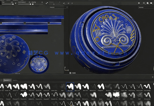Substance Painter 2021纹理制作核心技术训练视频教程(图2) Substance Painter 2021纹理制作核心技术训练视频教程(图2)