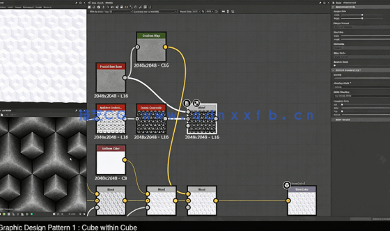 Substance Designer图形设计分解合成视频教程(图3) Substance Designer图形设计分解合成视频教程(图3)
