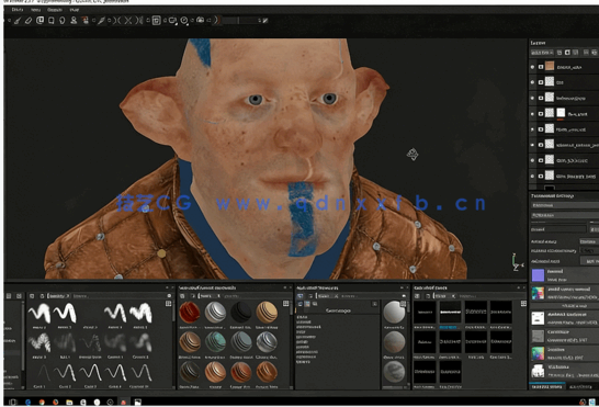 Substance Painter角色绘制流程视频教程(图1) Substance Painter角色绘制流程视频教程(图1)