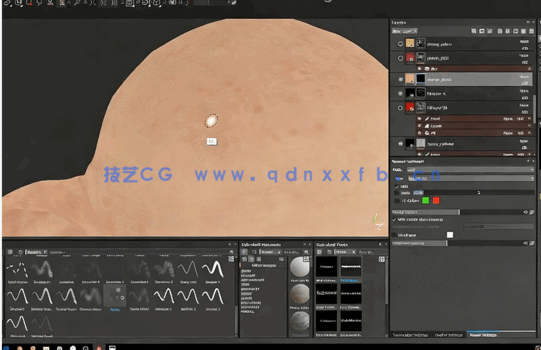 Substance Painter角色绘制流程视频教程(图3) Substance Painter角色绘制流程视频教程(图3)