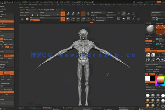 Substance Painter生物原型角色制作视频教程(图4) Substance Painter生物原型角色制作视频教程(图4)