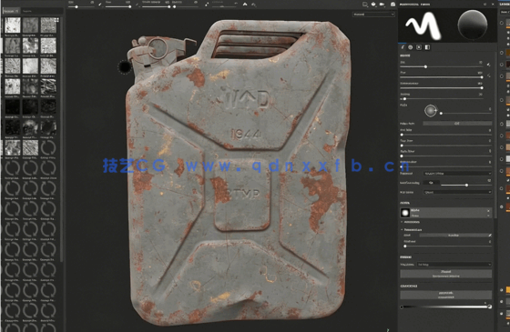 Substance Painter与Designer模型纹理制作工作流视频教程(图6) Substance Painter与Designer模型纹理制作工作流视频教程(图6)
