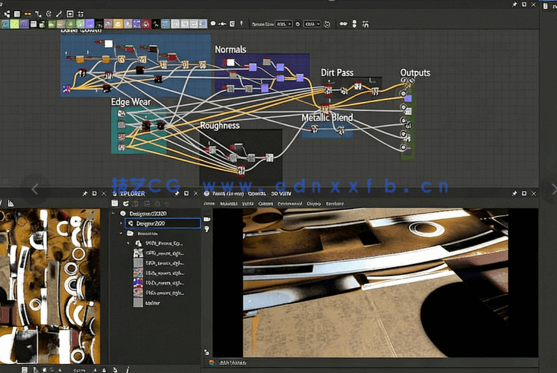 Substance Designer 2020材质贴图制作核心技术视频教程(图3) Substance Designer 2020材质贴图制作核心技术视频教程(图3)
