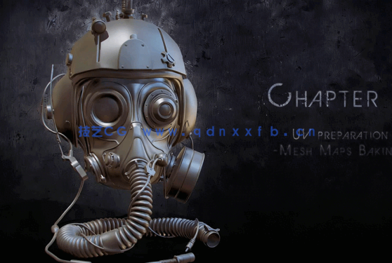 3A品质次世代PBR废土风格面具SP材质制作视频教程(图2) Substance Designer3A品质次世代PBR废土风格面具SP材质制作视频教程(图2)