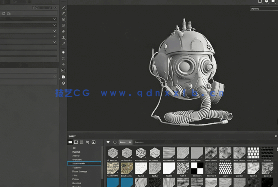 3A品质次世代PBR废土风格面具SP材质制作视频教程(图3) Substance Designer3A品质次世代PBR废土风格面具SP材质制作视频教程(图3)