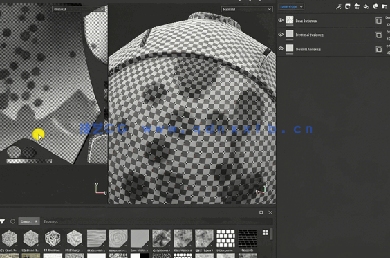3A品质次世代PBR废土风格面具SP材质制作视频教程(图4) Substance Designer3A品质次世代PBR废土风格面具SP材质制作视频教程(图4)