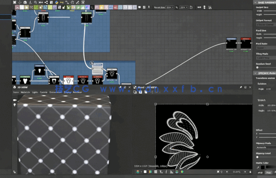 Substance Designer中高级图案和织物创作视频教程(图4) Substance Designer中高级图案和织物创作视频教程(图4)