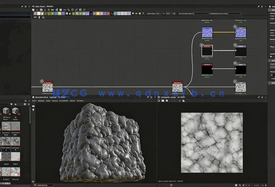 Substance Designer黑暗地狱地面材质实例制作视频教程(图1) Substance Designer黑暗地狱地面材质实例制作视频教程(图1)