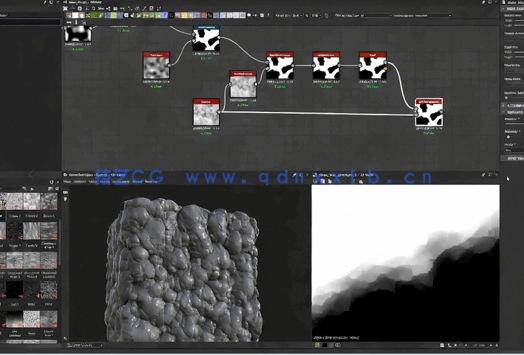 Substance Designer黑暗地狱地面材质实例制作视频教程(图3) Substance Designer黑暗地狱地面材质实例制作视频教程(图3)