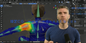 Blender游戏人物角色绑定动画基础核心技术视频教程(图3) Blender游戏人物角色绑定动画基础核心技术视频教程(图3)