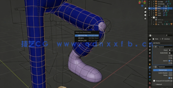 Blender三维人物角色建模与动画制作视频教程(图3) Blender三维人物角色建模与动画制作视频教程(图3)