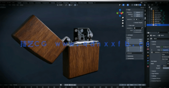 Blender 3.6模型硬表面PBR贴图制作终极技能训练视频教程(图2) Blender 3.6模型硬表面PBR贴图制作终极技能训练视频教程(图2)