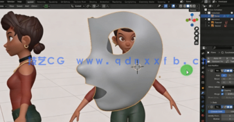 Blender人物角色创建从入门到精通全面指南视频教程(图2) Blender人物角色创建从入门到精通全面指南视频教程(图2)