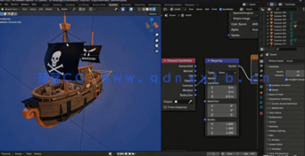 Blender逼真游戏模型资产制作终极训练视频教程(图3) Blender逼真游戏模型资产制作终极训练视频教程(图3)