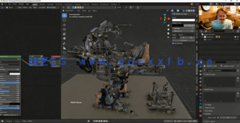 Blender大师Ian Hubert概念艺术设计训练视频教程合集第二季(图3) Blender大师Ian Hubert概念艺术设计训练视频教程合集第二季(图3)