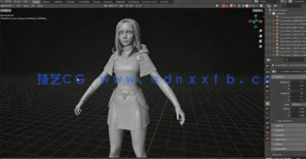 Blender人物角色头部雕刻建模核心技术视频教程(图2) Blender人物角色头部雕刻建模核心技术视频教程(图2)