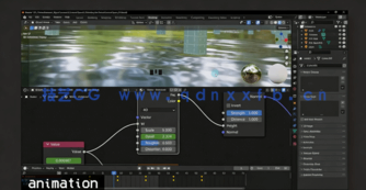 Blender概念艺术空间3D动画实例制作视频教程(图4) Blender概念艺术空间3D动画实例制作视频教程(图4)