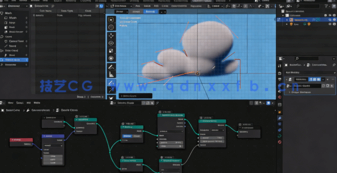Blender几何节点基础核心技术训练视频教程(图3) Blender几何节点基础核心技术训练视频教程(图3)