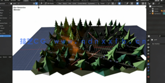 Blender几何节点基础核心技术训练视频教程(图4) Blender几何节点基础核心技术训练视频教程(图4)
