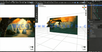 Blender 3D森林景深插画完整制作流程视频教程(图3) Blender 3D森林景深插画完整制作流程视频教程(图3)