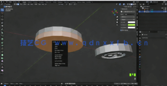 Blender低多边形动画和纹理绘制专业技能训练视频教程(图2) Blender低多边形动画和纹理绘制专业技能训练视频教程(图2)