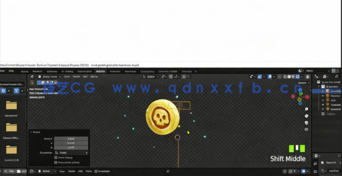 Blender低多边形动画和纹理绘制专业技能训练视频教程(图5) Blender低多边形动画和纹理绘制专业技能训练视频教程(图5)