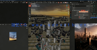Blender黑暗森林等完整环境场景制作视频教程 (图5) Blender黑暗森林等完整环境场景制作视频教程 (图5)