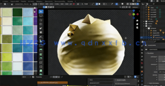 Blender卡通缩微星球完整制作流程视频教程 (图2) Blender卡通缩微星球完整制作流程视频教程 (图2)
