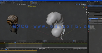 Blender与Krita制作2D和3D游戏美术技术视频教程(图4) Blender与Krita制作2D和3D游戏美术技术视频教程(图4)