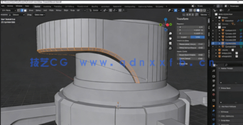 Blender硬表面建模基础技能训练视频教程(图2) Blender硬表面建模基础技能训练视频教程(图2)
