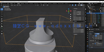 Blender硬表面建模基础技能训练视频教程(图3) Blender硬表面建模基础技能训练视频教程(图3)
