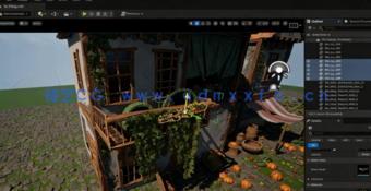 Blender和UE5游戏环境场景完整建模渲染流程视频教程 (图5) Blender和UE5游戏环境场景完整建模渲染流程视频教程 (图5)