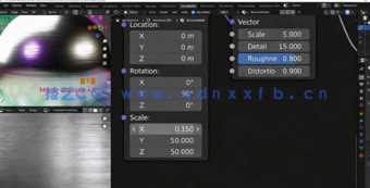Blender使用节点制作纹理材质核心技术视频教程 (图2) Blender使用节点制作纹理材质核心技术视频教程 (图2)