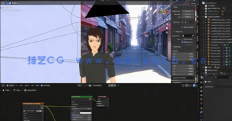 Blender卡通渲染动漫角色完整制作流程视频教程 (图3) Blender卡通渲染动漫角色完整制作流程视频教程 (图3)
