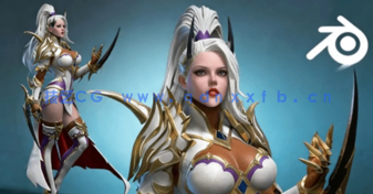 Blender女刺客游戏角色完整制作工作流程视频教程(图1) Blender女刺客游戏角色完整制作工作流程视频教程(图1)