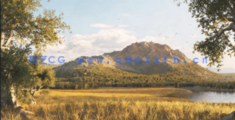 Blender大规模3D自然景观完整实例制作视频教程 (图3) Blender大规模3D自然景观完整实例制作视频教程 (图3)