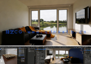 Blender 3D室内场景可视化制作视频教程(图1) Blender 3D室内场景可视化制作视频教程(图1)