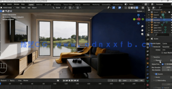 Blender 3D室内场景可视化制作视频教程(图5) Blender 3D室内场景可视化制作视频教程(图5)