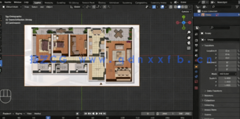 Blender 3D室内场景可视化制作视频教程(图3) Blender 3D室内场景可视化制作视频教程(图3)