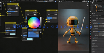 Blender节点合成系统核心技术训练视频教程 (图2) Blender节点合成系统核心技术训练视频教程 (图2)