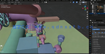 Blender小老鼠场景动画完整制作流程视频教程(图3) Blender小老鼠场景动画完整制作流程视频教程(图3)