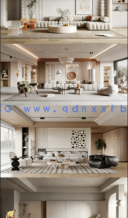 184套高颜值家装各空间3DMax场景模型(图4) 184套高颜值家装各空间3DMax场景模型(图4)