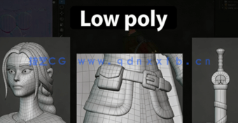 Blender塞尔达传说游戏角色完整制作流程视频教程(图4) Blender塞尔达传说游戏角色完整制作流程视频教程(图4)