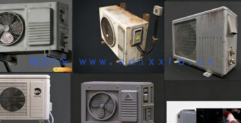 Blender和Substance Painter游戏空调实例制作视频教程(图2) Blender和Substance Painter游戏空调实例制作视频教程(图2)