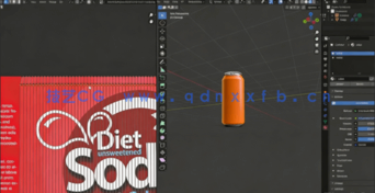 Blender 3D产品可视化建模渲染实例制作视频教程(图2) Blender 3D产品可视化建模渲染实例制作视频教程(图2)