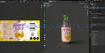 Blender 3D产品可视化建模渲染实例制作视频教程(图3) Blender 3D产品可视化建模渲染实例制作视频教程(图3)
