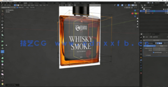 Blender香水瓶产品可视化视觉效果制作视频教程(图2) Blender香水瓶产品可视化视觉效果制作视频教程(图2)