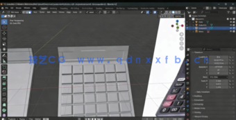 Blender轻松制作60个建模小项目实例制作视频教程(图3) Blender轻松制作60个建模小项目实例制作视频教程(图3)