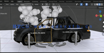 Blender物理特效模拟动画终极训练视频教程 (图3) Blender物理特效模拟动画终极训练视频教程 (图3)
